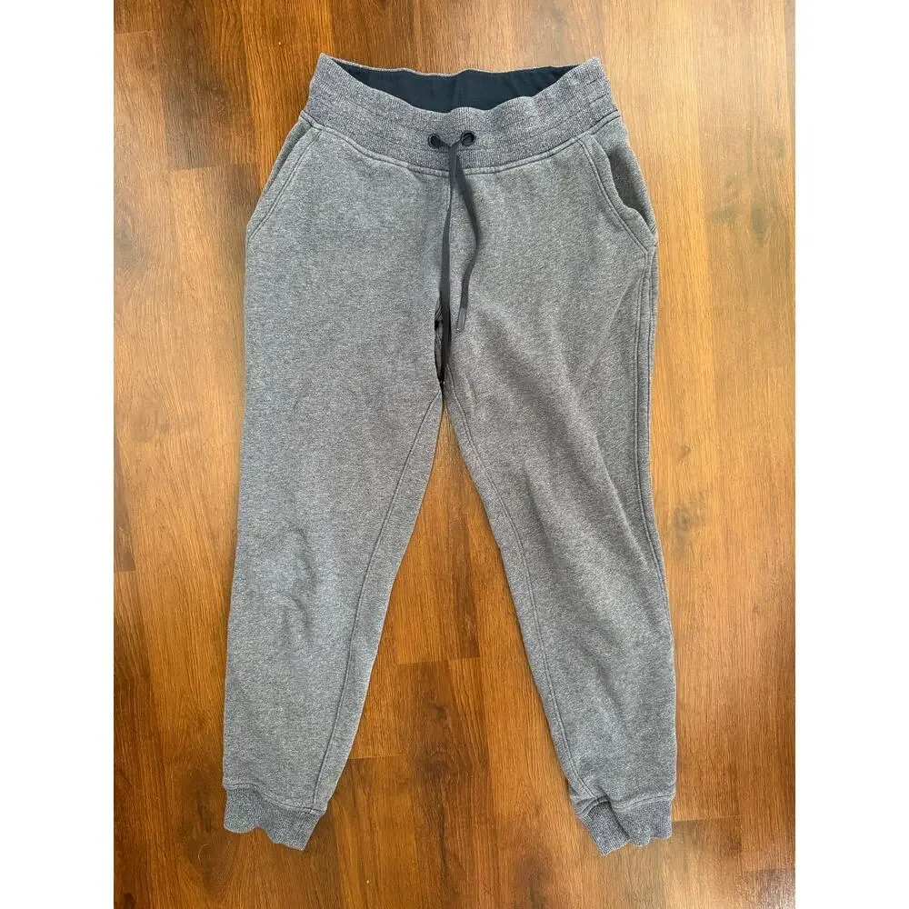 Lululemon Women's Warm Down Jogger II Heathered Navy Sz 4 Athleisure Lounge
